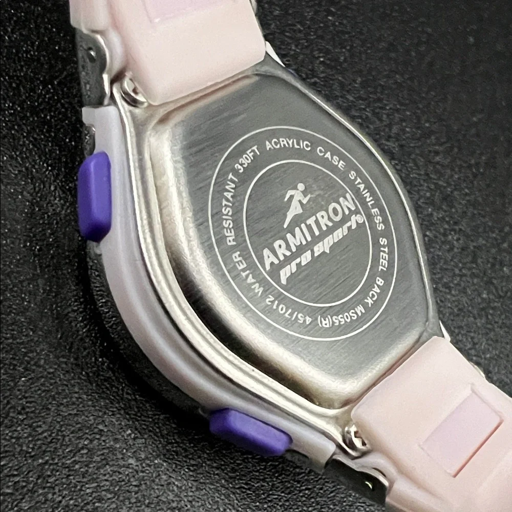 Armitron Digital Watch - Pink and Purple Accents